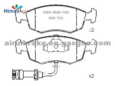 D298 China Semi-Metal Brake Pad Factory Verified By TUV