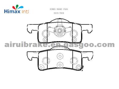 D935-7838 2004 Year Ford Expedition Brake Pad (OE: 4L1Z-2001-BA)