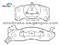 D237 Brake Parts FORD FREE SHIPPING Brake Pad - img1