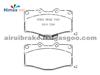 D410 Chinese Car Parts Semi-Metallic Brake Pad