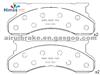 D120 Semi-Metal Brake Pad Factory