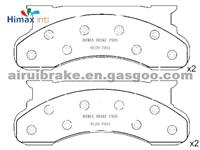 D120 Semi-Metal Brake Pad Factory