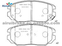 D1125 Semi-Metallic Hyundai Elantra/Sonata 2005- Brake Pad