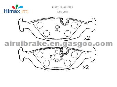 D966-7866 Front Brake Pad For Dodge Ram 1500