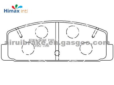 D482 Disc Brake Pad For Cars From China Supplier--HAIMA/MAZDA