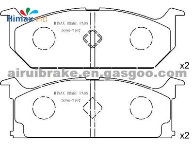 D296 Original Semi-Metal Brake Pad Factory