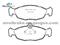 No Noise And Dust Brake Pad D1139-8250 - img1