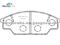 D438-7025 Semi-Metallic Brake Pad For Hilux II Pickup (_N_) - img1