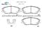 D497-7376 Brake Pad For Accent, Getz, Lantra And Santa Fe - img1