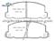 D285 OE Quality Brake Pad For Trooper Open Off-Road Vehicle(UBS) - img1