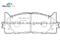 D1222 TOYOTA Camry F Brake Pad - img1