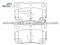 D1113 TOYOYA Reiz Brake Pad - img1