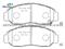 D787 Honda 2.4 Brake Pad - img1