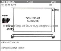 Super Quality Audi Radiator 4EO121251 Car Radiator