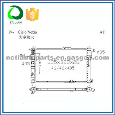 OE P96144570 Radiator For DAEWOO 94- Cielo Nexia