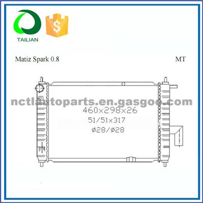 Auto DAEWOO 96322941 Honeycomb Radiators For Car