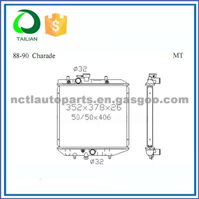 Aluminum DAIHATSU Car Radiator 16400-87F11-000