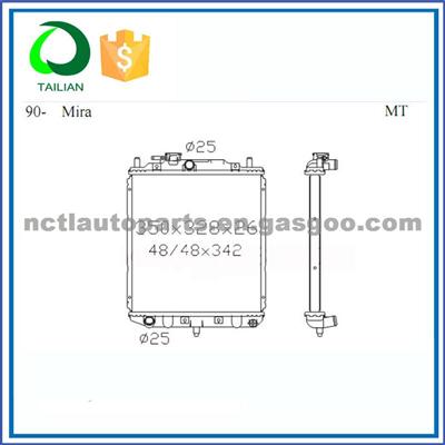Aluminum Car Radiator DAIHATSU 90- Mira 16400-8725-4000