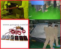 Air Casters Moving Machines Steadily