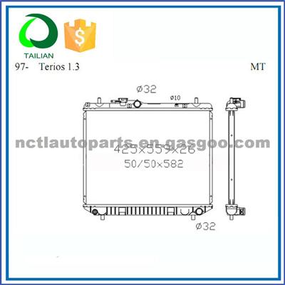 High Performance DAIHATSU Auto Radiator 16400-87401