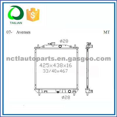 Radiator For DAIHATSU 07- Terios 16400-BZ0020 Auto Aluminum Radiator