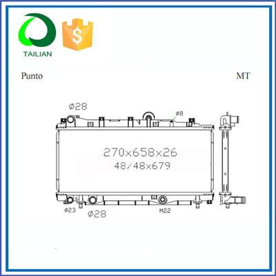 High Quality FIAT Auto Radiator 7794871 Car Radiator