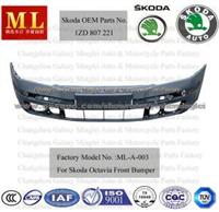 Flexible Auto Front Bumper For Skoda Octavia From 2004-2ND Generation (OEM Parts No.: 1ZD 807 221)