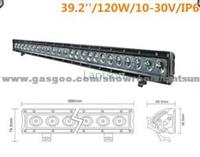 LED Light Bar Series 7-120W CREE IP68 Waterproof