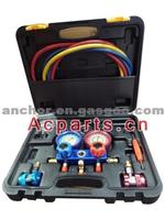 AC Refrigeration Aluminum Manifold Gauge R134A Auto Tools