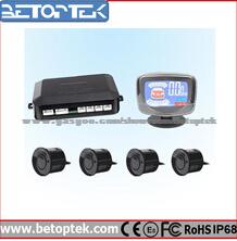 Factory Supply LED Display Car Reverse Backup Radar With 4 Metal Bumper Parking Sensor