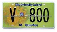 St. Maarten License Plate