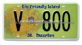 St. Maarten License Plate