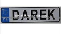 Aluminum License Plate Number Plate Car Plate (JS00149)