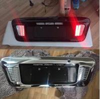 Newest Toyota Hiace 2005-2015 Red Yellow White LED Chrome Black White Rear License Plate Frame