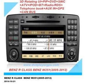 Car DVD With 3D DVD GPS Can-Bus For Mercedes Benz