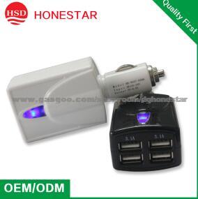 Hot Selling 5V 6.2A Car Charger For IPhone Or Tablet PC