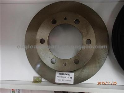 43512-0k060 Brake Disc For Hilux Vigo III 2.5D