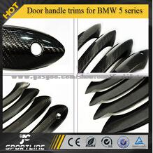 Carbon Fiber 5 Series GT F07 Side Door Handle Cover Trims For BMW 2010-2015