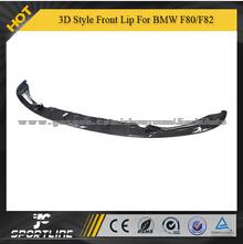 Carbon Fiber 3D Style Front Bumper Lip For BMW F80 M3 4Dr F82 M4 2Dr 2015