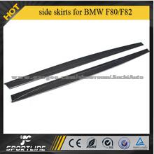 Carbon Fiber Side Skirts For BMW F80 M3 4Dr F82 M4 2Dr 2015