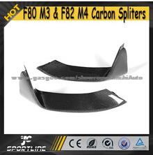 F80 M3 4Dr & F82 M4 2Dr Carbon Fiber Splitter Aprons For BMW 4series M4 Only 2015