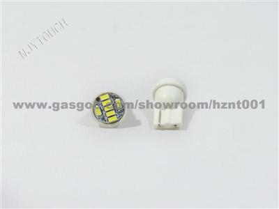 Auto Car LED Bulb T10 3014 Back Up 7SMD White