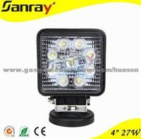 4 27W Square Flood Becam With CE/RoHS LED Work Light