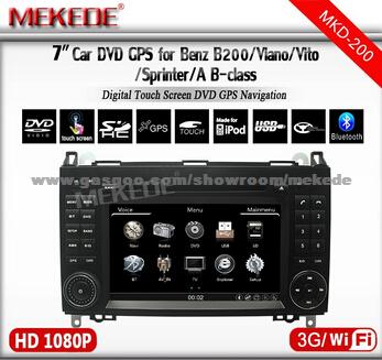 Car DVD Player For Mercedes Benz B200 A / B Calss W169 W245 With GPS Navigation BT TV USB Stereo Audio Tape Recorder