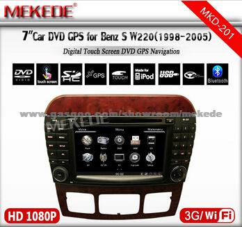 Car Autoradi DVD Player GPS Navigation For Mercedes Benz S W220 S280 S320 S350 S400 S430 S500 Car Stereo With Radio BT TV WIFI