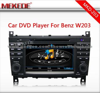 Car Autoradio DVD Player Radio GPS Navigation For Mercedes Benz C Class CLK W203 C230 C240 C280 3G WIFI Ipod BT