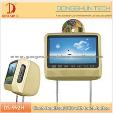 9inch Dvd Player Touch Button Headrest