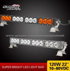 22 120W High Intensity CREE LED Light Bar For Vehicles (6017-120)