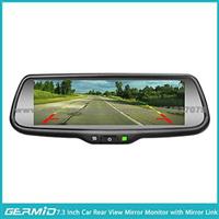 7.3 Inch Car Interior Mirror Monitor With Mirror Link And Car Reversing Aid Camera For Audi, Kia, Toyota, Honda Etc