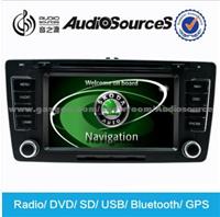 Audiosources: Car Dvd Player For SKODA With Green Light+ RDS+Mirror Link Function